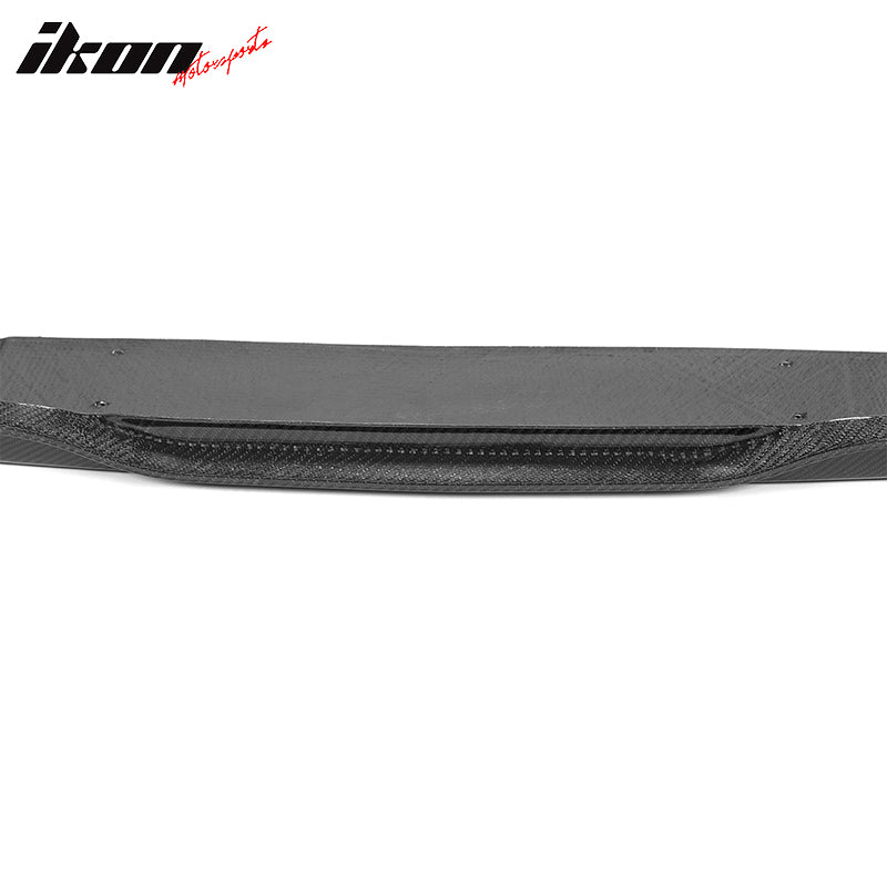 Fits 22-26 Honda Civic Sedan HPD Style Carbon Fiber Rear Bumper Lip Diffuser Fin