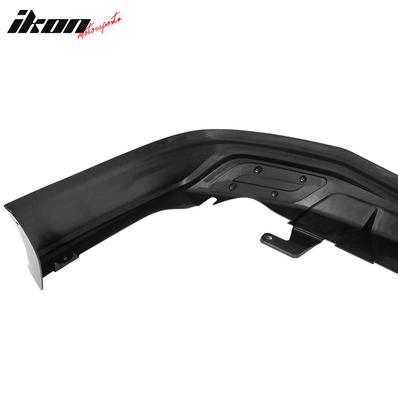 Fits 22-26 Honda Civic 11th Gen Sedan PP Rear Bumper Lip Diffuser W/ Muffler Tip