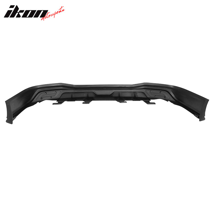 Fits 22-26 Honda Civic 11th Gen Sedan PP Rear Bumper Lip Diffuser W/ Muffler Tip