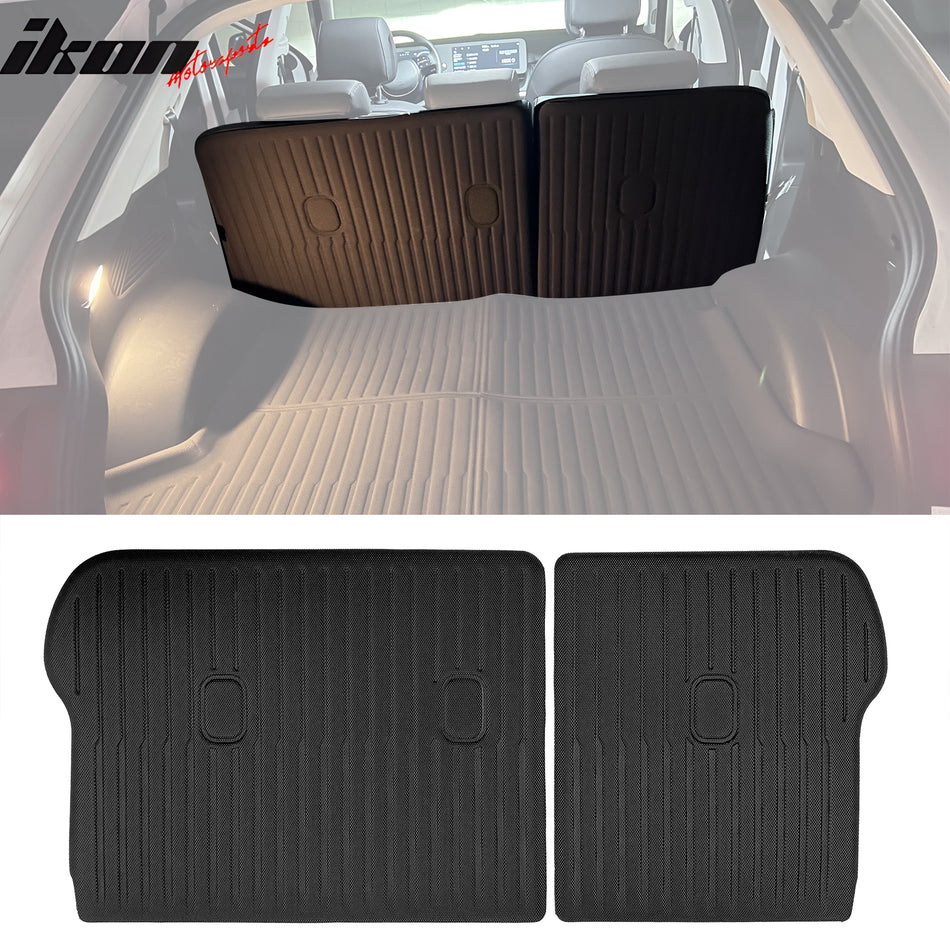 2022-2025 Kia EV6 2PCS All Weather Backrest Mats Cover Liner Black XPE