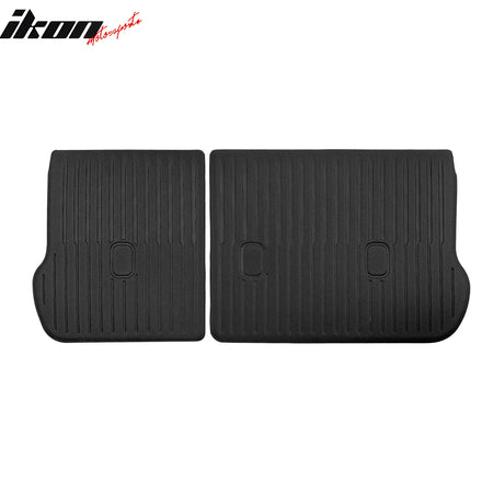 Fits 22-25 Kia EV6 2PCS Backrest Mats Seat Cover Cargo Liner Protector - XPE