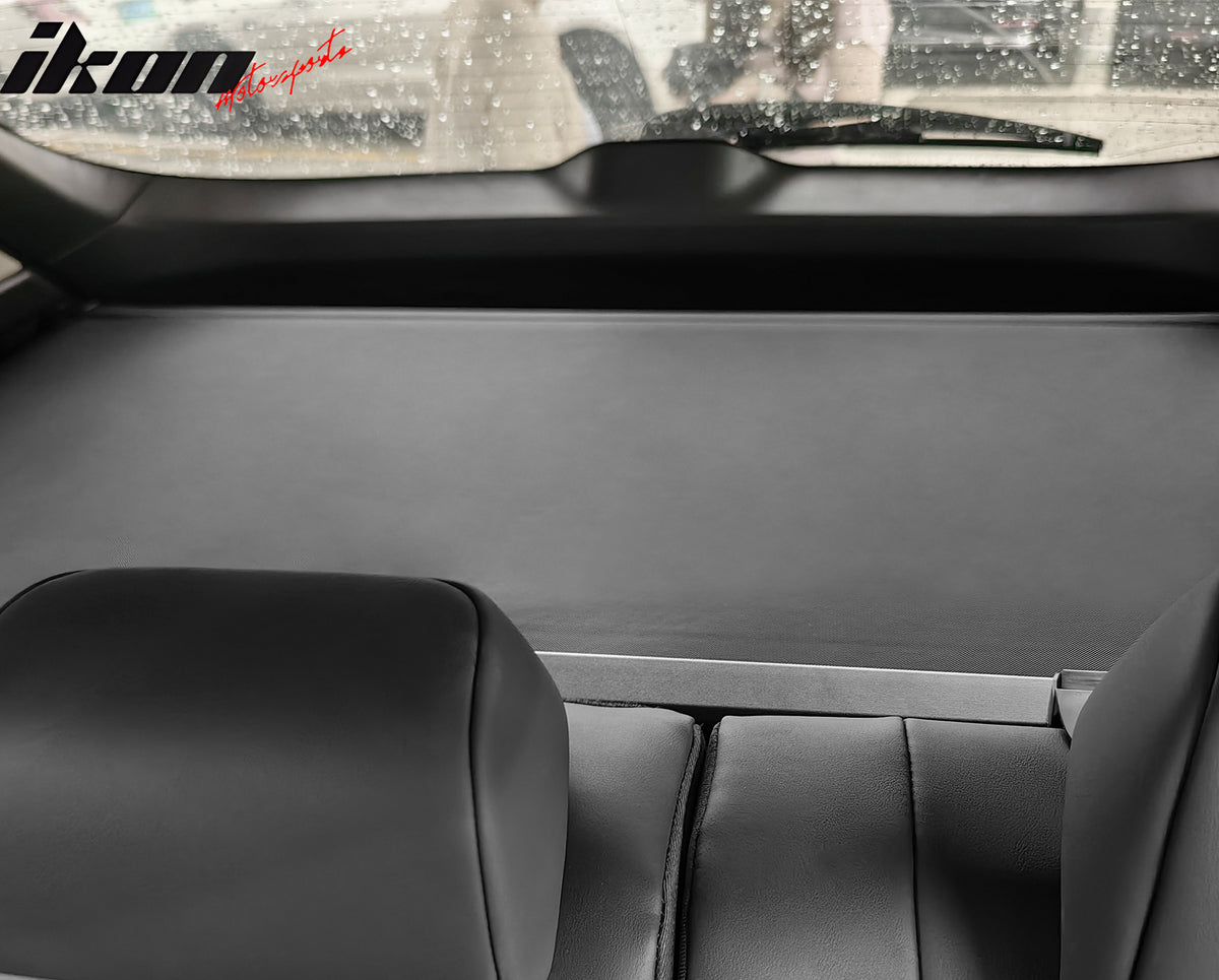 Fits 22-25 Lexus NX250 350 350h Retractable Rear Trunk Cargo Cover Canvas Black