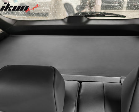 Fits 22-25 Lexus NX250 350 350h Retractable Rear Trunk Cargo Cover Canvas Black