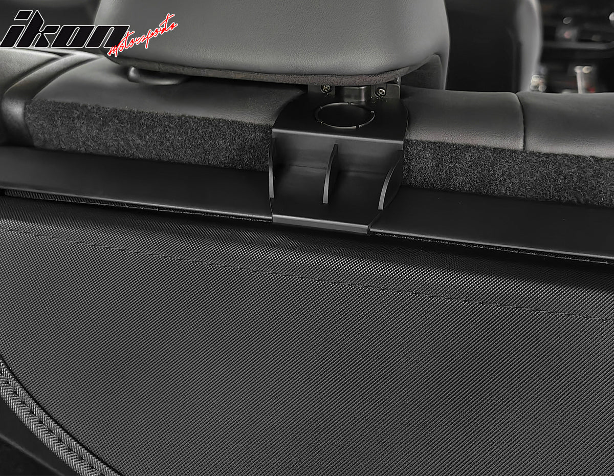 Fits 22-25 Lexus NX250 350 350h Retractable Rear Trunk Cargo Cover Canvas Black