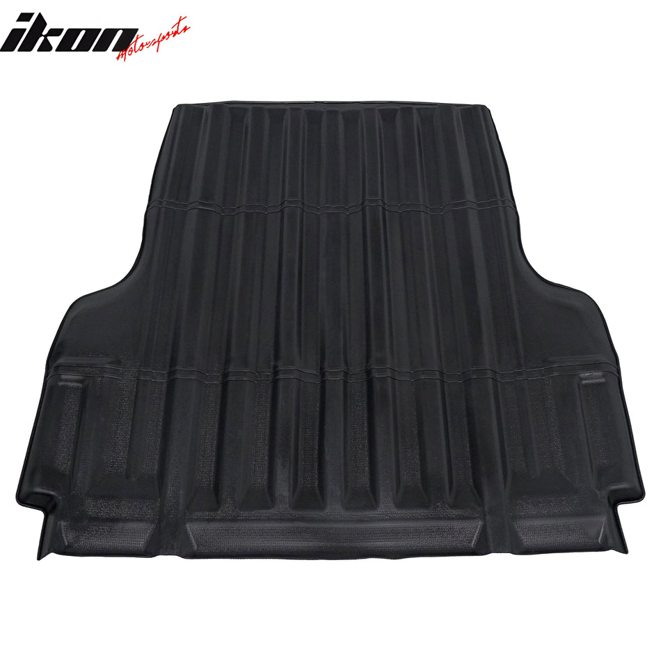 IKON MOTORSPORTS TPE Truck Bed Mat, Compatible with 2022-2026 Nissan Frontier 5Ft Short Bed, Custom Fit All Weather Heavy Duty 3D Molded Rear Cargo Trunk Storage Tray Protector Liner 1PC, Black