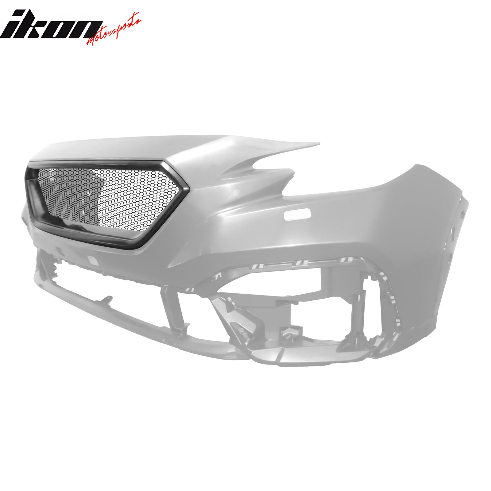 For 22-25 Subaru WRX Front Bumper Upper Grille Mesh Center Grill Cover Unpainted