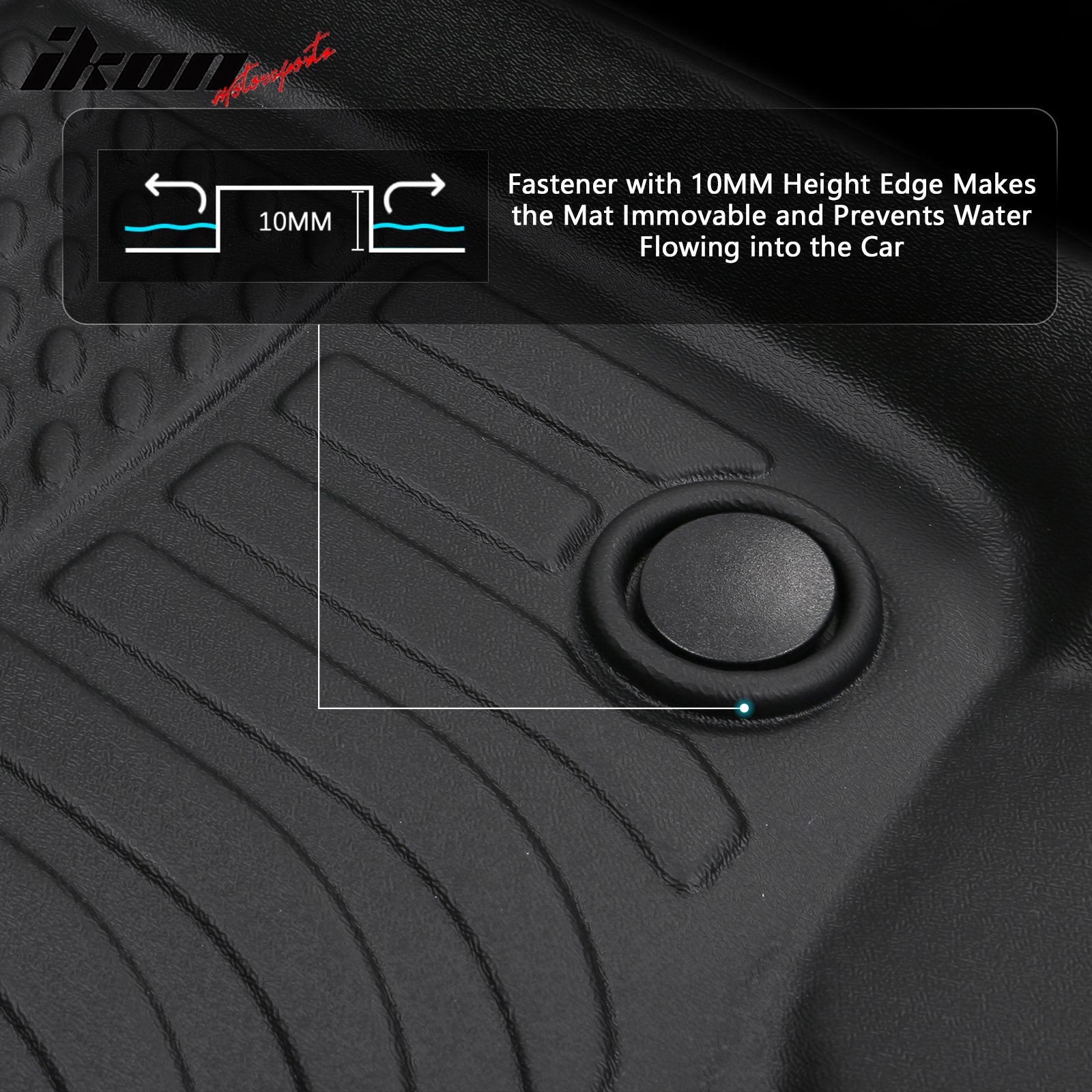 Fits 22-25 Tesla Model X 6 Seats All Weather 3D Molded Floor Mats Carpets TPE