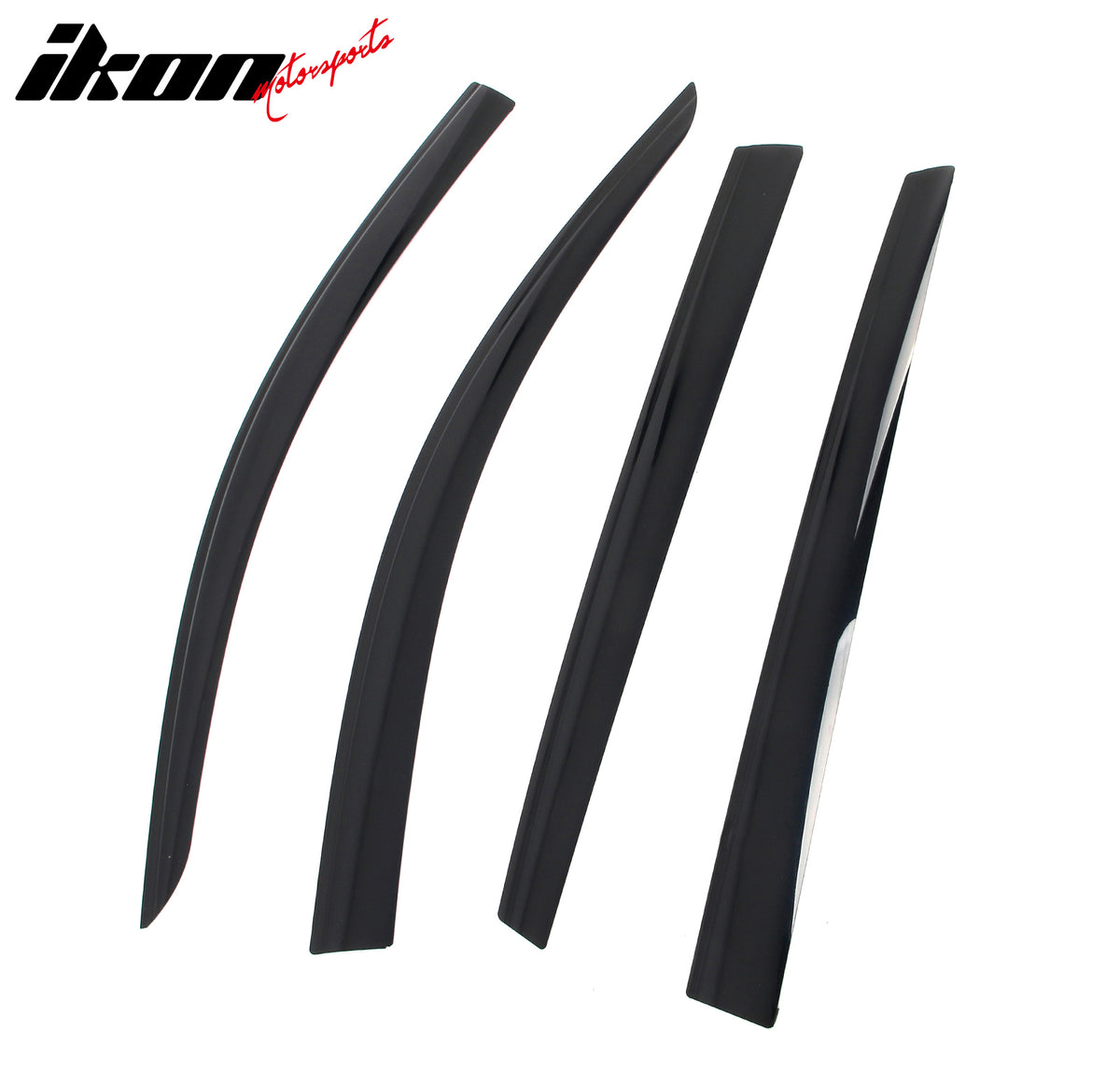 Fits 22-25 Acura MDX Low Profile Style Tape-On Window Visors Sun Rain Deflectors