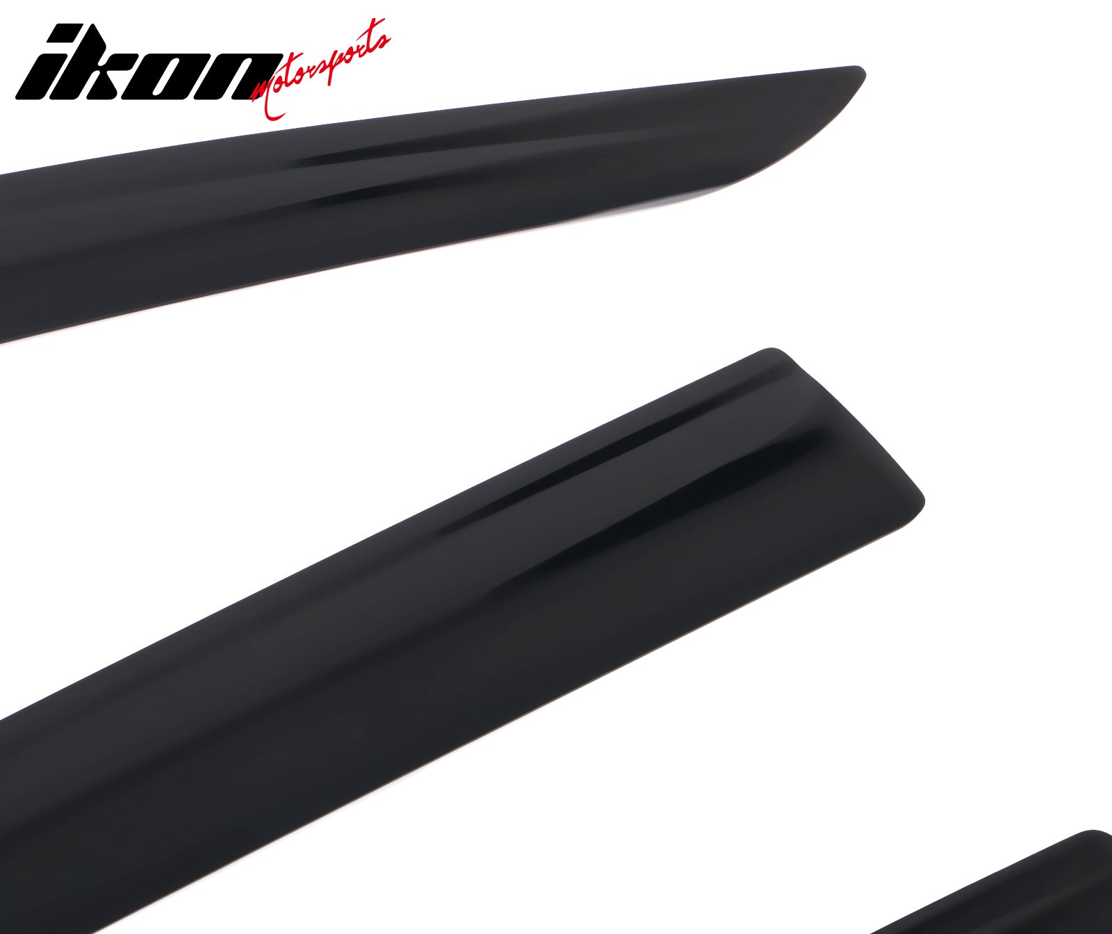 Fits 22-25 Acura MDX Low Profile Style Tape-On Window Visors Sun Rain Deflectors