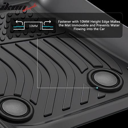 Fits 22-25 BMW G26 i4 Floor Mats TPE Carpets 3D All Weather 1st 2nd Row Liner