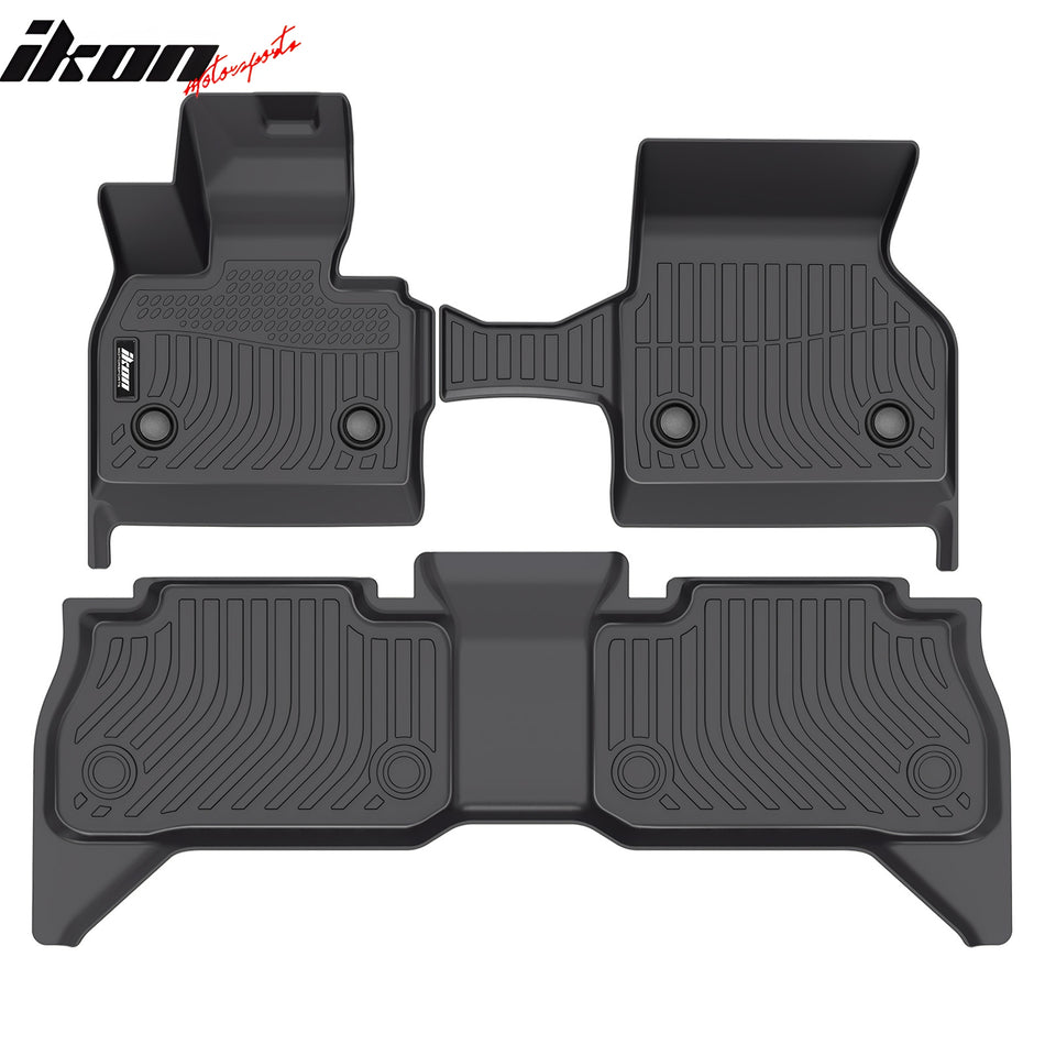 2022-2025 BMW I20 IX Floor Mats TPE Carpets 3D All Weather Boot Liner