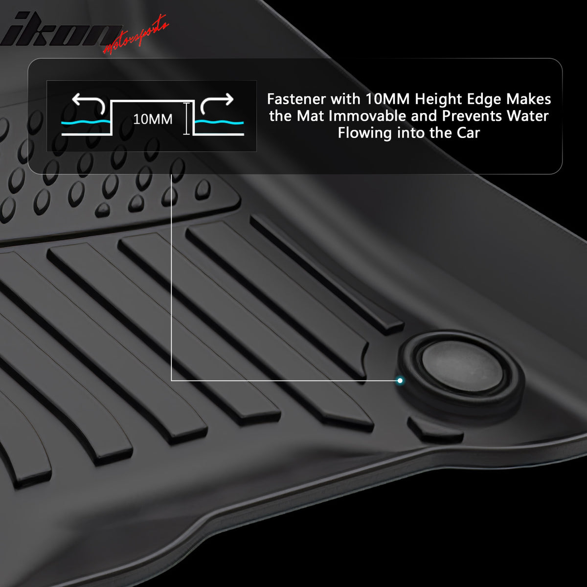 Fits 22-25 Benz X243 EQB 250+/300/350 5-Seats Floor Mats TPE All Weather Carpets