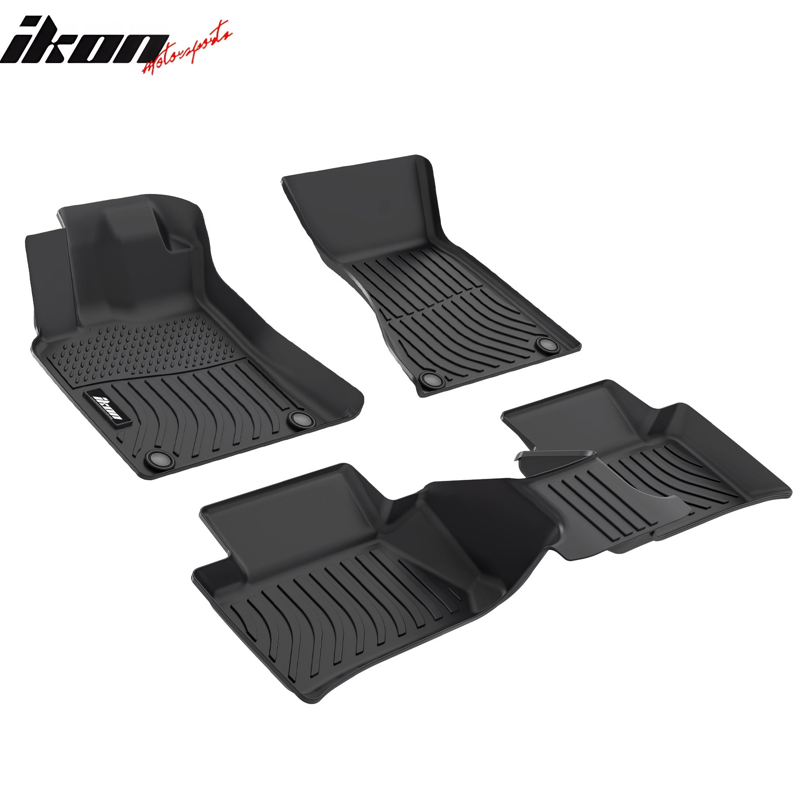 Fits 22-25 Benz V297 EQS Sedan W/O Rear MBUX Tablet 3D TPE Floor Mats Liners