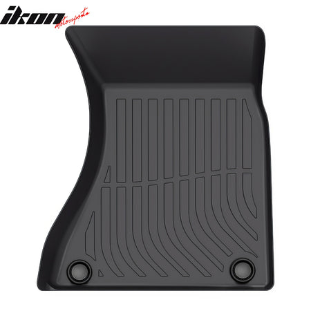 Fits 22-25 Benz V297 EQS Sedan W/O Rear MBUX Tablet 3D TPE Floor Mats Liners