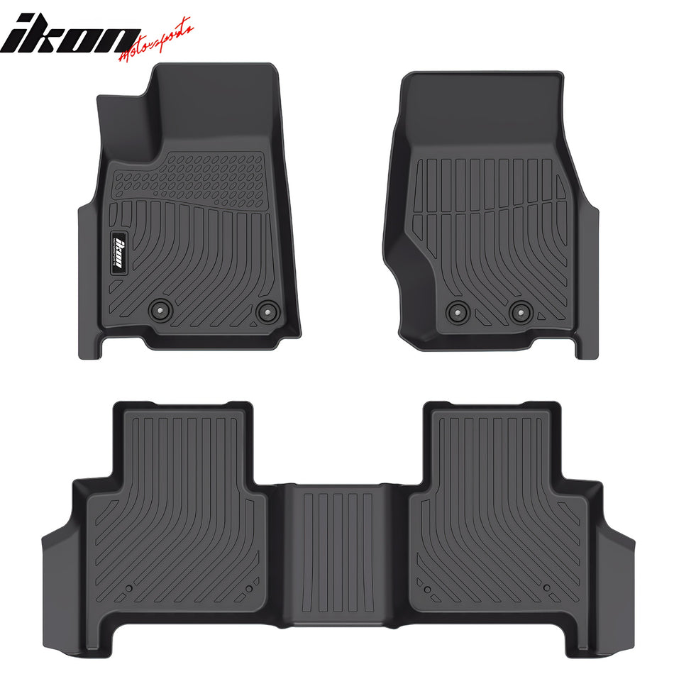 2022-2025 Jeep Grand Cherokee Floor Mats TPE 3D All Weather Carpets