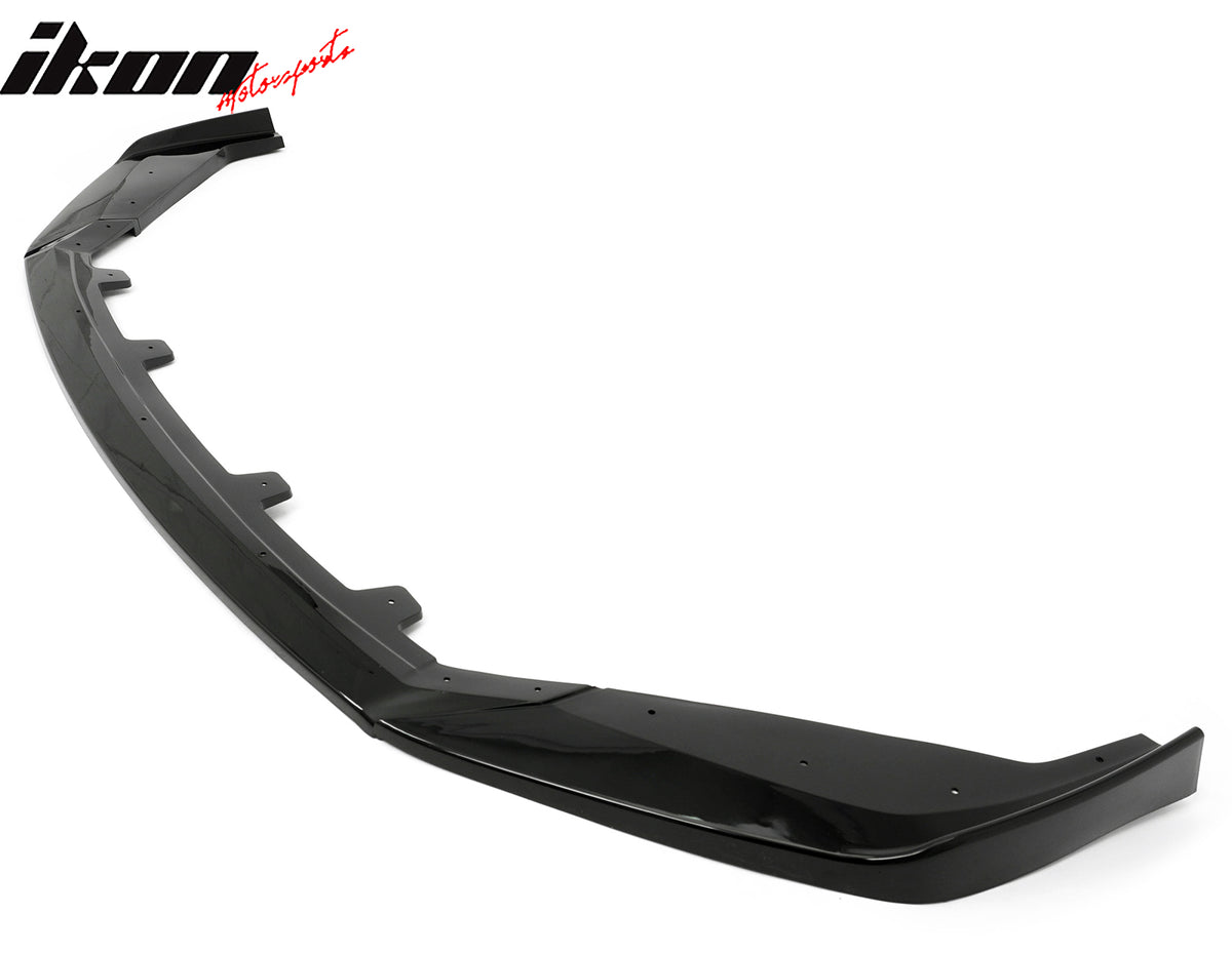 Fits 22-25 Lexus IS500 F Sport Ikon Style Front Bumper Lip Gloss Black PP 3PCS