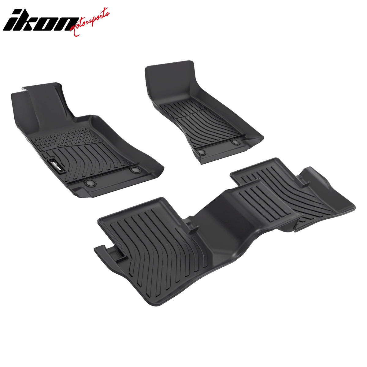 Fits 22-25 Benz C-Class W206 Sedan 4DR TPE Floor Mats All Weather Non-Slip 3PCS