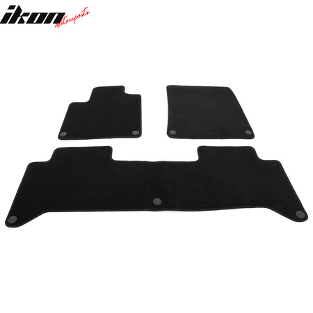Fits 22-25 Rivian R1T Anti-Slip First Second Row Floor Mats Carpets Nylon 3PCS