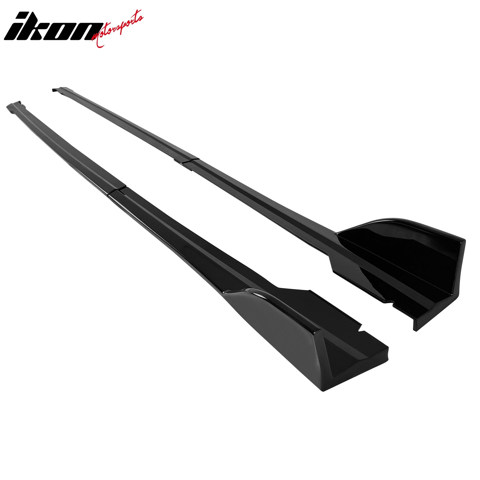 Fits 22-25 Subaru WRX Front Bumper Lip + Side Skirts + Rear Aprons Gloss Black