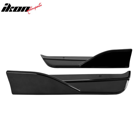 Fits 22-25 Subaru WRX Front Bumper Lip + Side Skirts + Rear Aprons Gloss Black