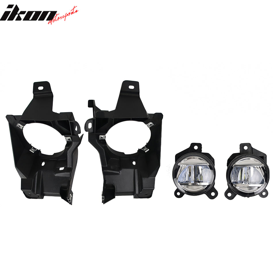 2022-2025 Subaru WRX VB LED Front Bumper Fog Lights Lamp W/Brackets