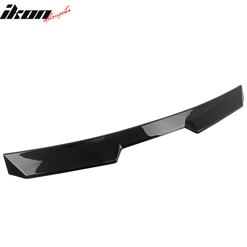 Fits 22-26 Subaru WRX 5th V Style Roof Spoiler Painted #D4S Crystal Black Silica