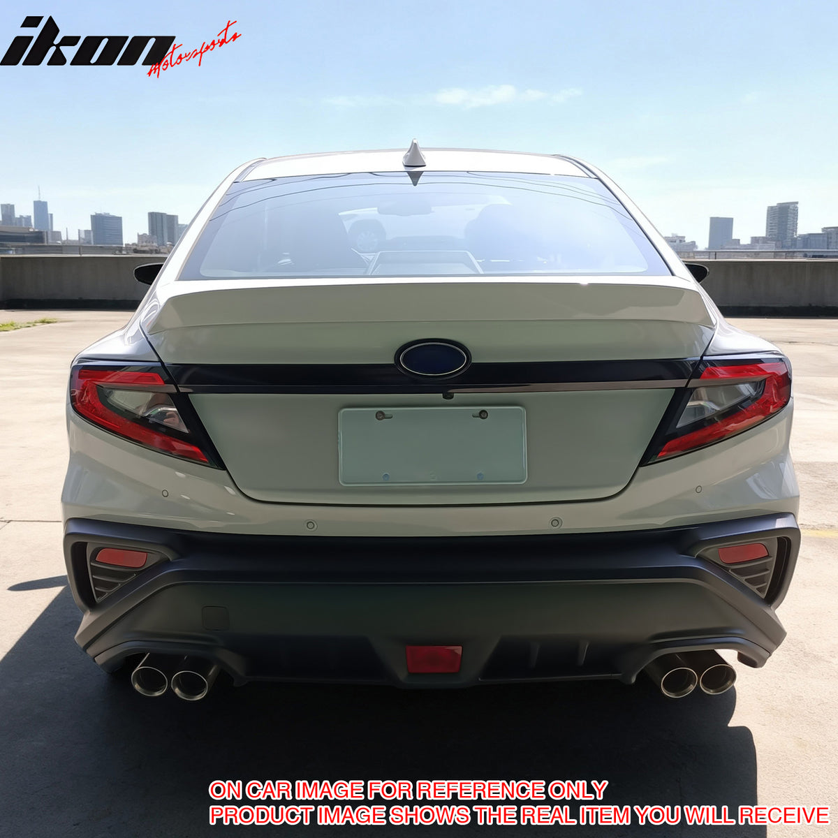 Fits 2022-2026 Subaru WRX VB DTO Style Rear Trunk Spoiler Wing ABS Primer Black
