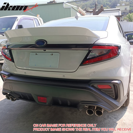 Fits 2022-2026 Subaru WRX VB DTO Style Rear Trunk Spoiler Wing ABS Gloss Black
