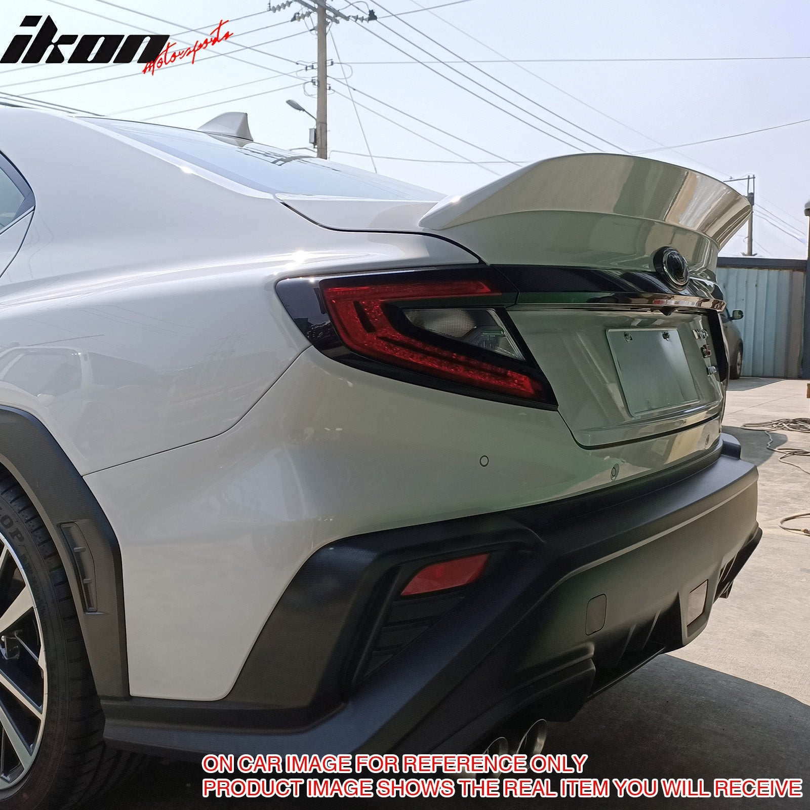 Fits 2022-2026 Subaru WRX VB DTO Style Rear Trunk Spoiler Wing ABS Gloss Black
