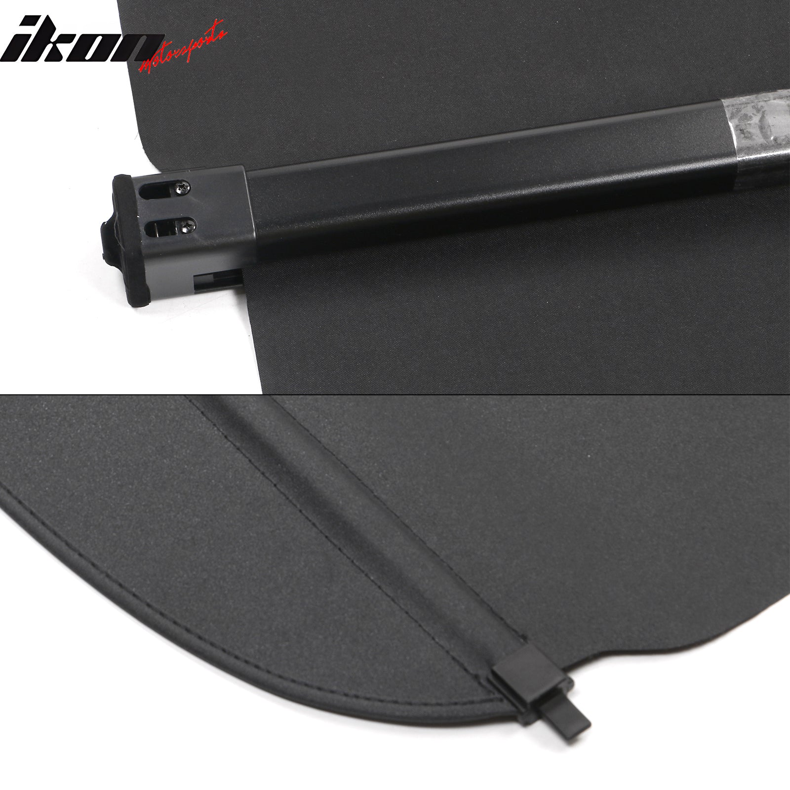 For 22-26 Toyota Corolla Cross Black Rear Security Tonneau Cargo Shade Cover PVC