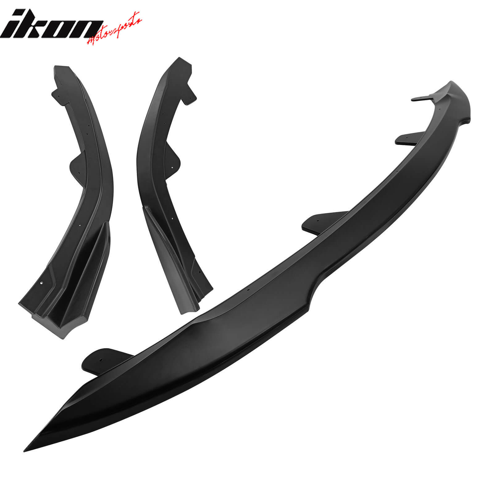 Fits 22-25 Toyota Corolla Auris E210 Hatchback 3PCS Front Bumper Lip Matte Black