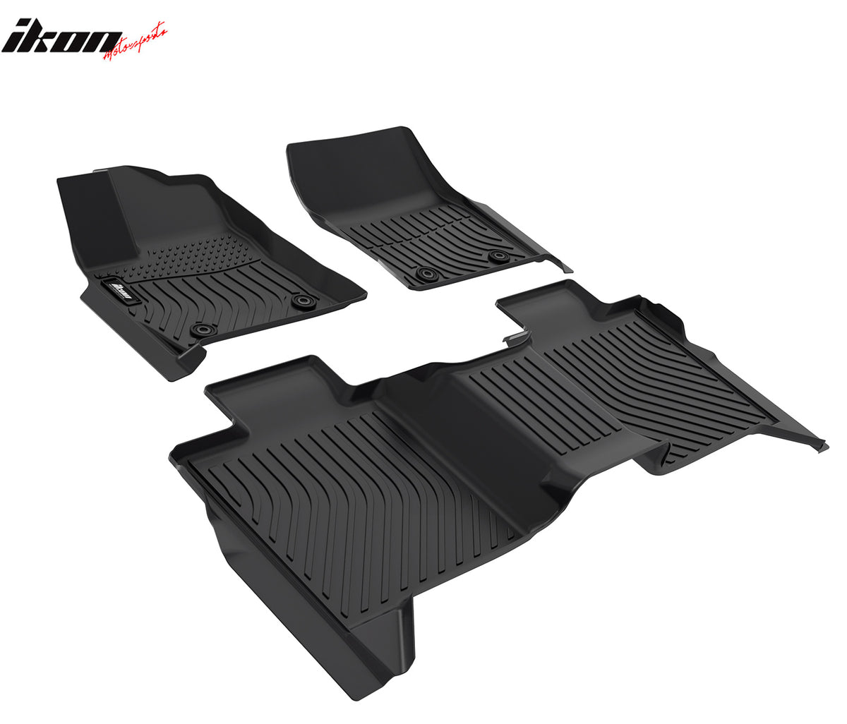 Fits 22-25 Toyota Tundra Crewmax Cab 3D Molded Floor Mats Guard Set TPE 3PCS