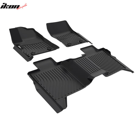 Fits 22-25 Toyota Tundra Crewmax Cab 3D Molded Floor Mats Guard Set TPE 3PCS