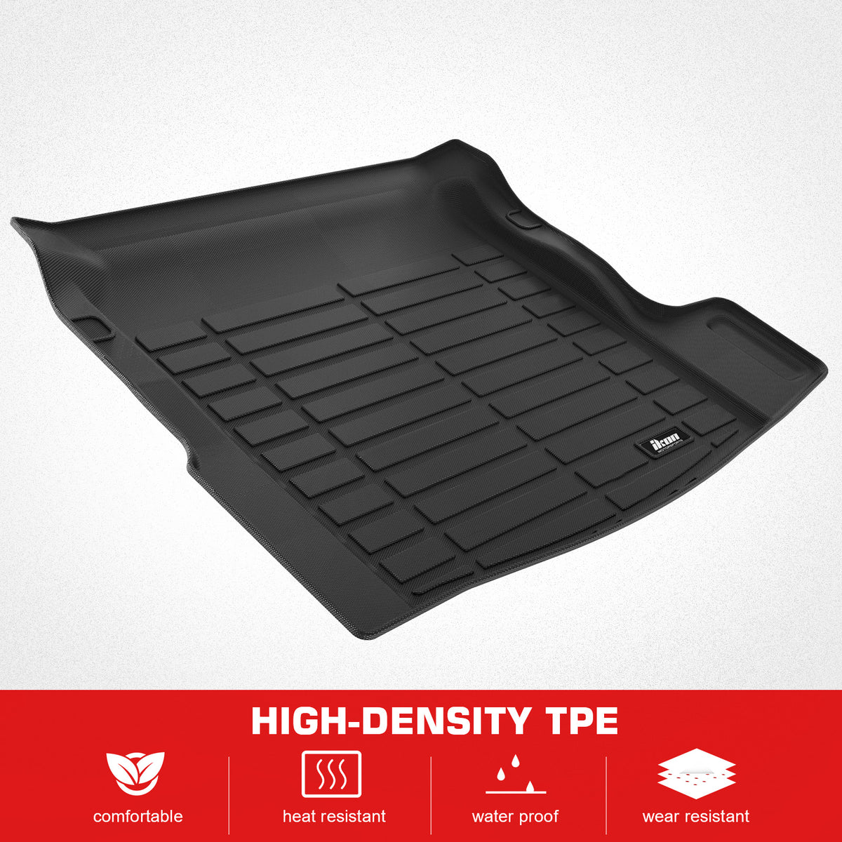 Fits 22-25 BMW G42 2 Series Coupe & G87 M2 TPE Rear Cargo Liner Trunk Tray Mats