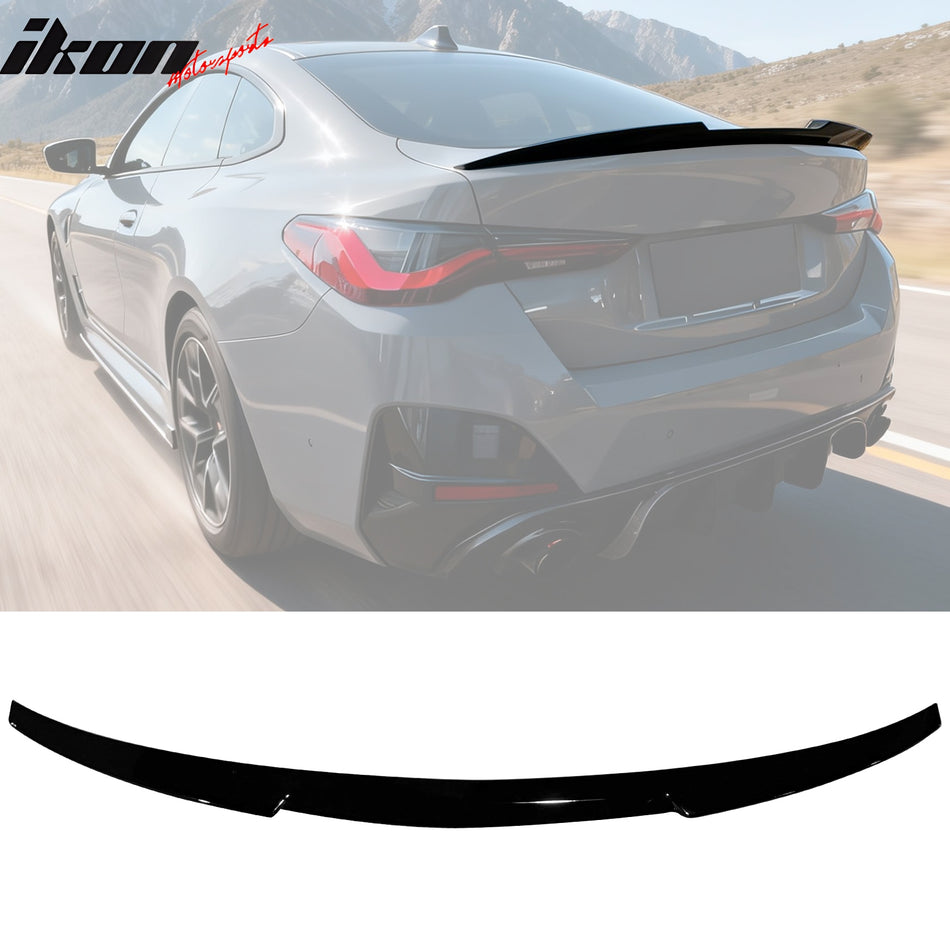 2022-2025 BMW G26 4-Series Gran Coupe i4 M4 Rear Spoiler Gloss Black