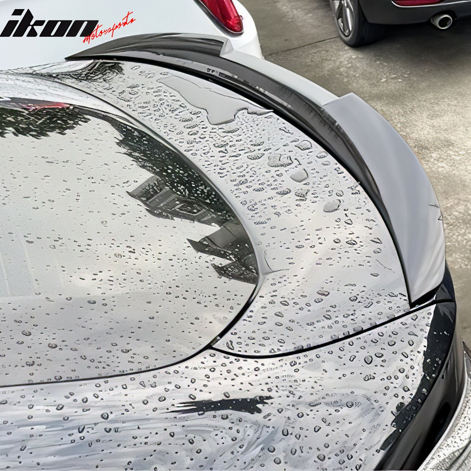 Fits 22-25 BMW G26 4-Series Gran Coupe & i4 M4 Style Trunk Spoiler Gloss Black