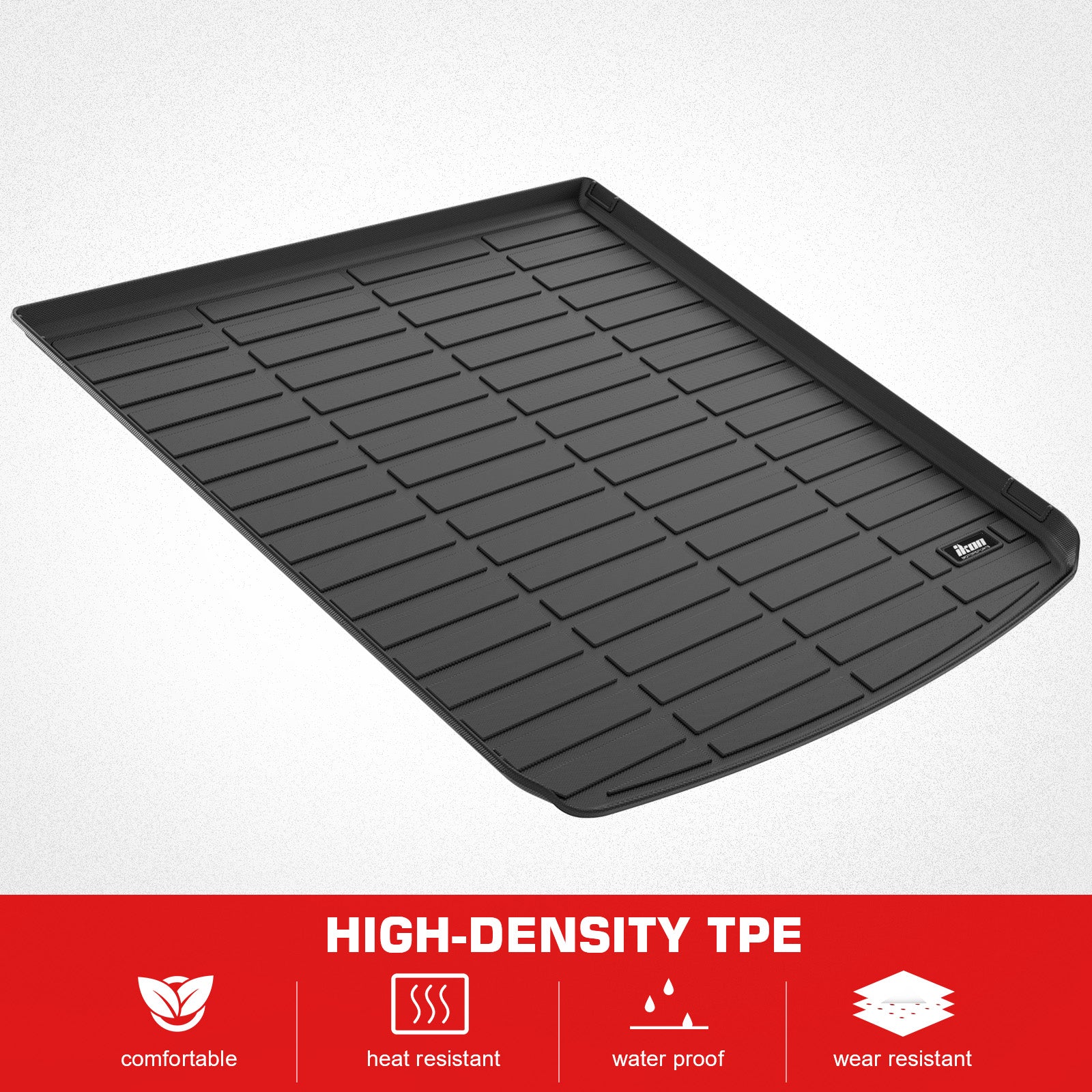 Fits 22-25 BMW I20 iX TPE All Weather Waterproof Rear Cargo Liner Trunk Tray Mat