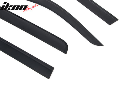 Fits 22-26 Ford Maverick Low Profile Style Tape-On Window Visors Rain Deflectors