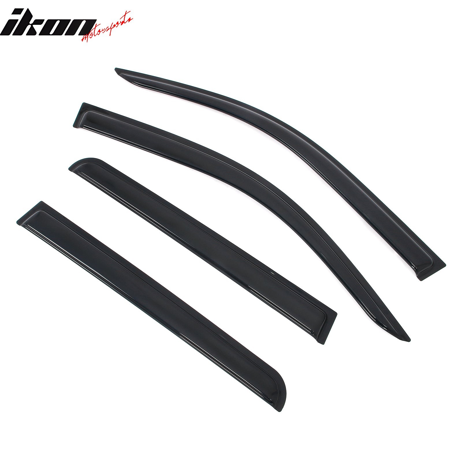 Fits 22-25 Ford Maverick Slim Window Visors Acrylic Sun Shade Rain Guard 4PCS