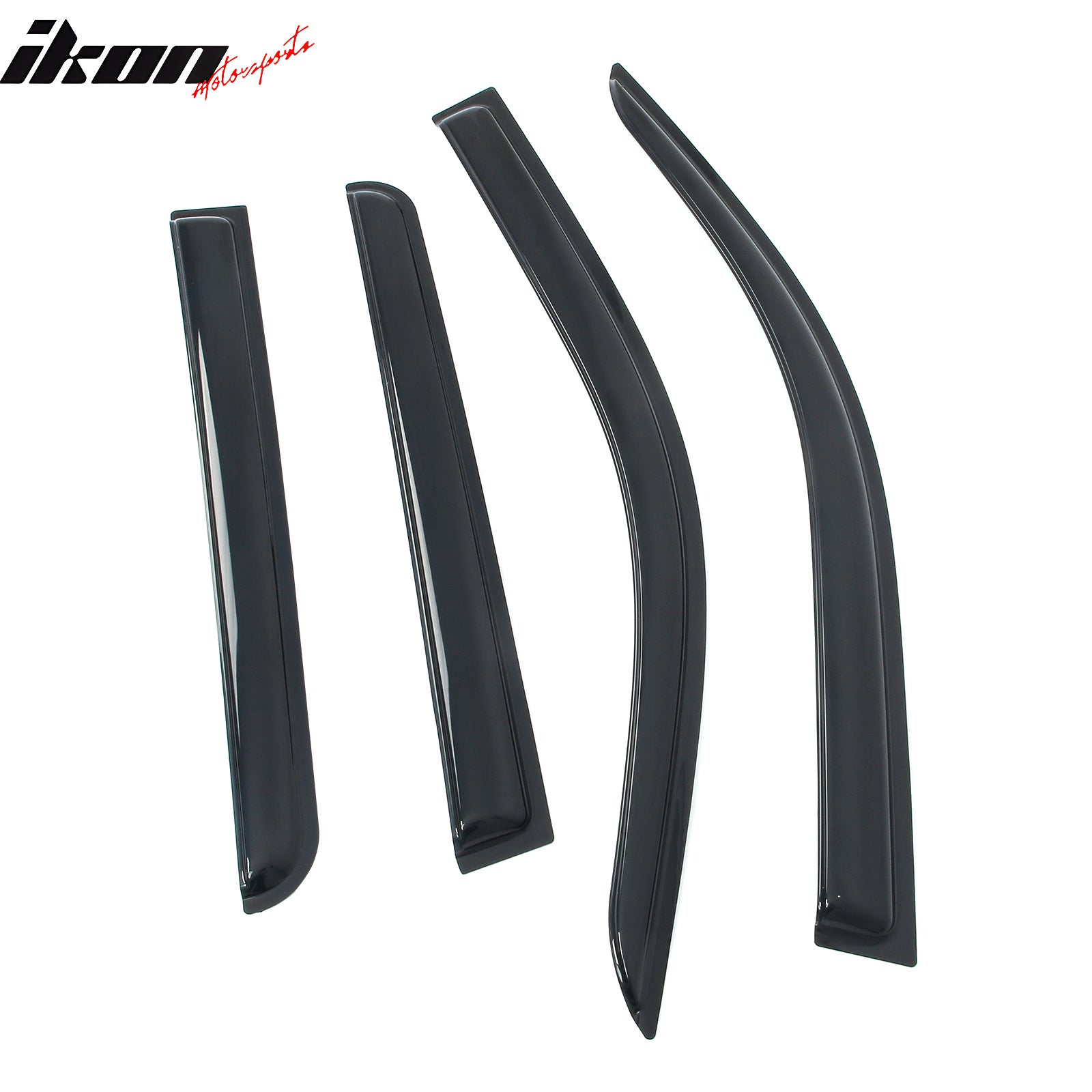 Fits 22-25 Ford Maverick Slim Window Visors Acrylic Sun Shade Rain Guard 4PCS