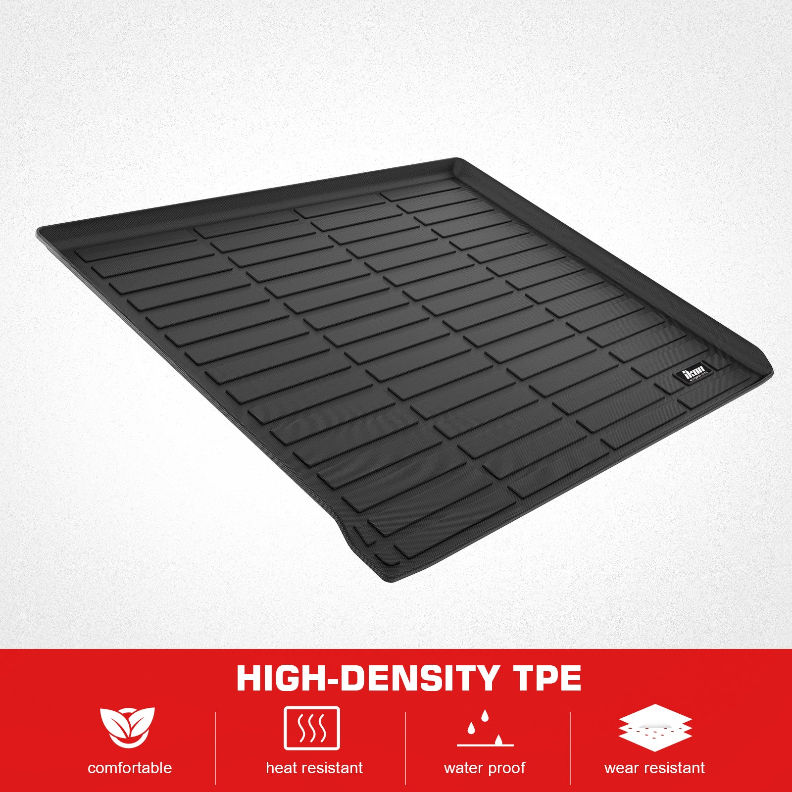 Fits 22-25 GMC Hummer EV Pickup & SUV TPE Waterproof Rear Cargo Trunk Tray Mats