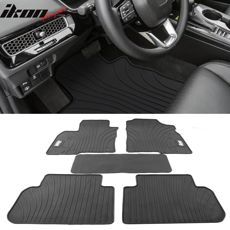 2022-2025 Honda Civic/Acura Integra Rubber All Weather Black Floor Mat