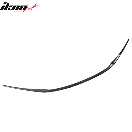 Fits 22-26 Honda Civic MD Style 3PCS Hood Bonnet Grille Trim Kit ABS Gloss Black