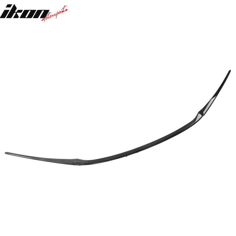 Fits 22-26 Honda Civic MD Style 3PCS Hood Bonnet Grille Trim Kit ABS Gloss Black