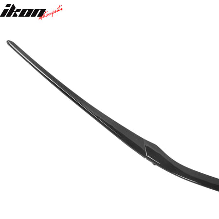 Fits 22-26 Honda Civic MD Style 3PCS Hood Bonnet Grille Trim Kit ABS Gloss Black