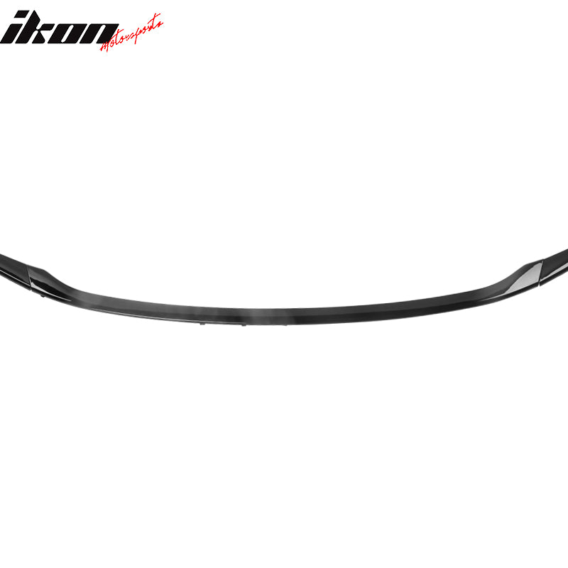 Fits 22-26 Honda Civic MD Style 3PCS Hood Bonnet Grille Trim Kit ABS Gloss Black