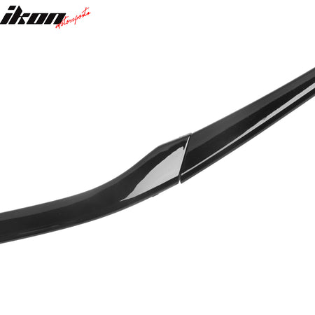 Fits 22-26 Honda Civic MD Style 3PCS Hood Bonnet Grille Trim Kit ABS Gloss Black