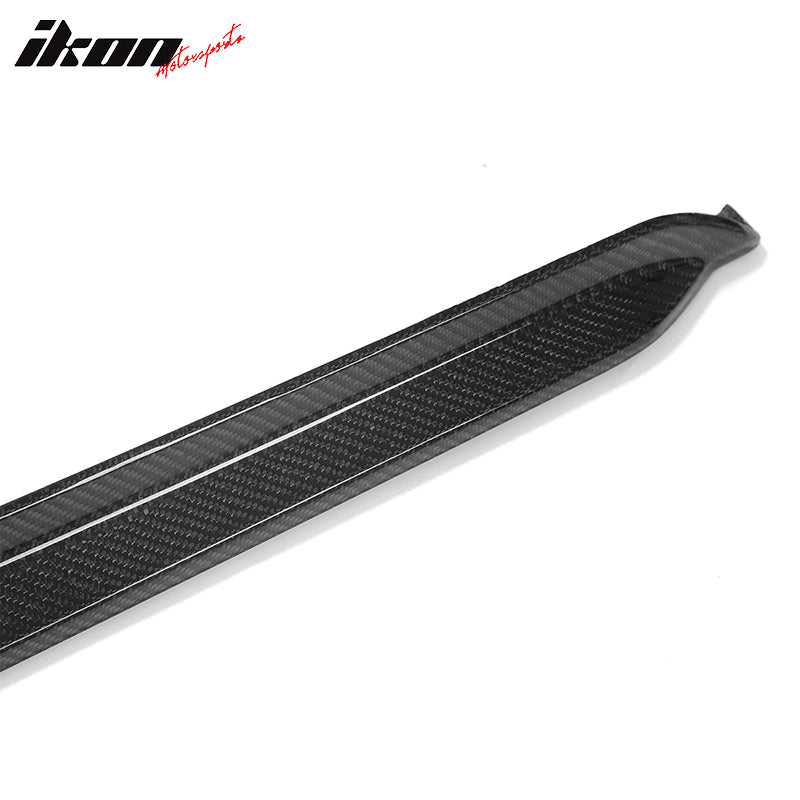 Fits 22-26 Honda Civic HPD Style Carbon Fiber Side Skirts Extensions Panel