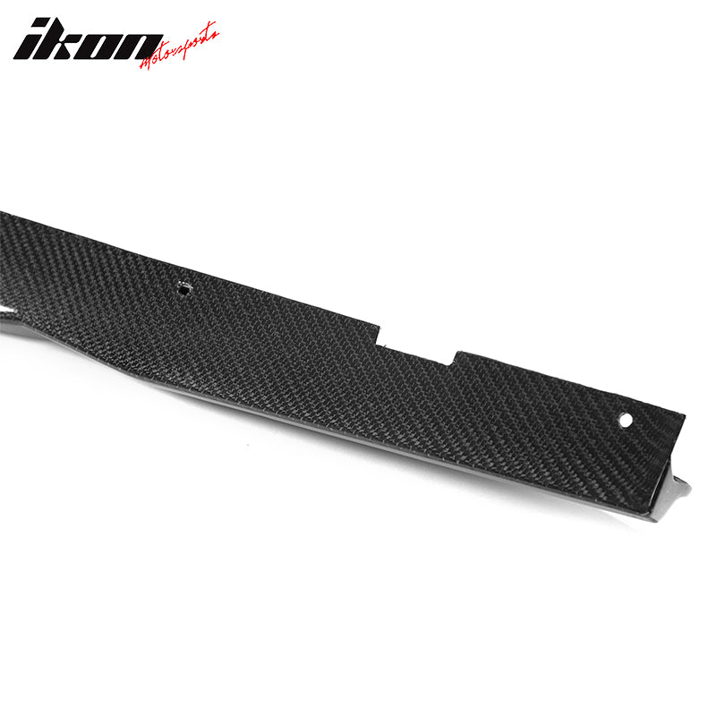 Fits 22-26 Honda Civic HPD Style Carbon Fiber Side Skirts Extensions Panel