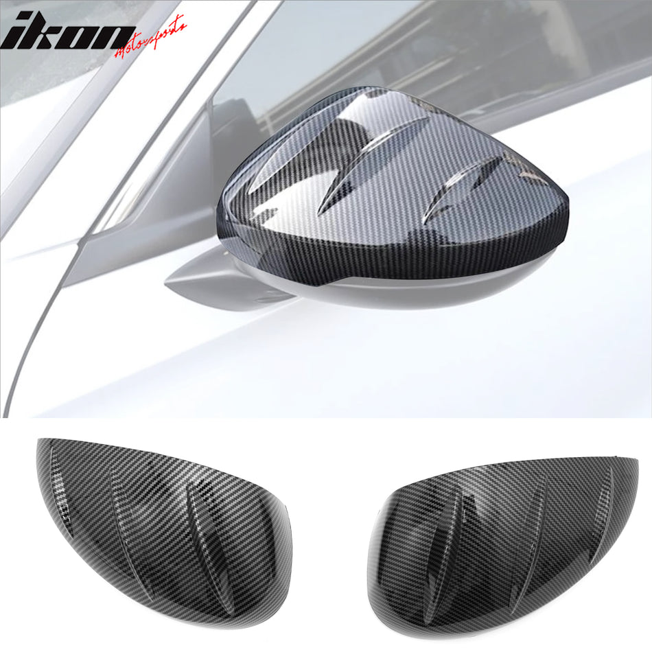 2022-2025 Honda Civic JDM Mirror Covers Carbon Fiber Print ABS